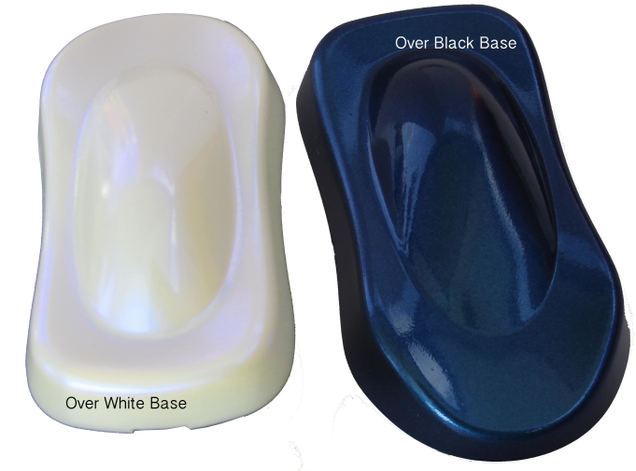 Blue interference pearl